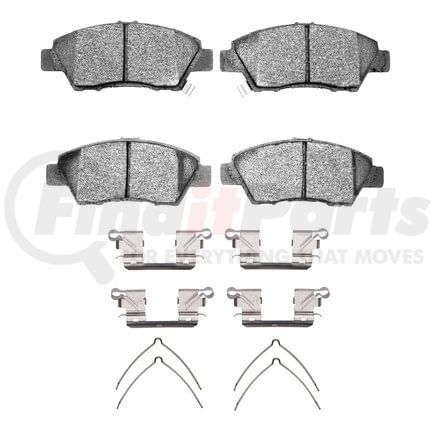 Dynamic Friction Company 1551-1394-01 5000 Advanced Pads - Ceramic and Hardware Kit