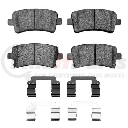 Dynamic Friction Company 1551-1430-01 5000 Advanced Pads - Ceramic and Hardware Kit