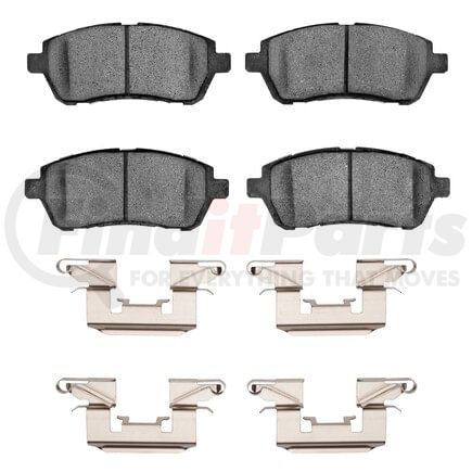 Dynamic Friction Company 1551-1454-01 5000 Advanced Pads - Ceramic and Hardware Kit