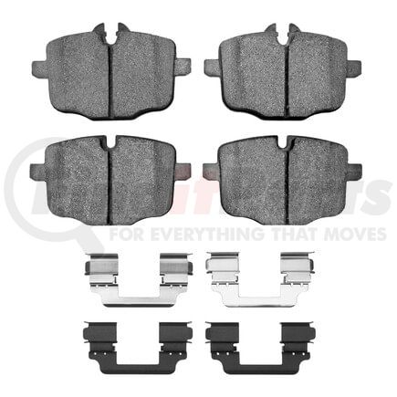 Dynamic Friction Company 1551-1469-01 5000 Advanced Pads - Ceramic and Hardware Kit