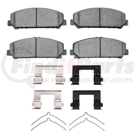 Dynamic Friction Company 1551-1509-01 5000 Advanced Pads - Ceramic and Hardware Kit