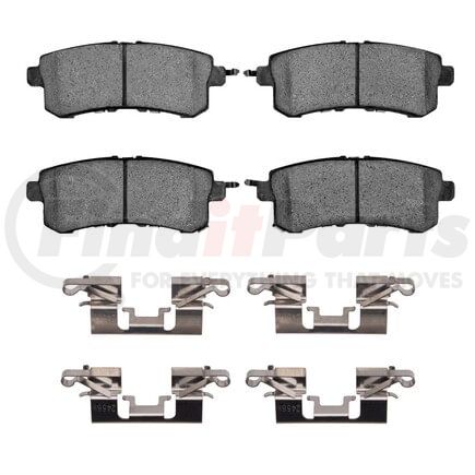 Dynamic Friction Company 1551-1510-01 5000 Advanced Pads - Ceramic and Hardware Kit