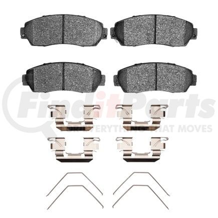 Dynamic Friction Company 1551-1521-01 5000 Advanced Pads - Ceramic and Hardware Kit