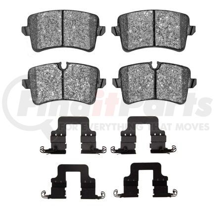 Dynamic Friction Company 1551-1547-11 5000 Advanced Pads - Low-Metallic and Hardware Kit
