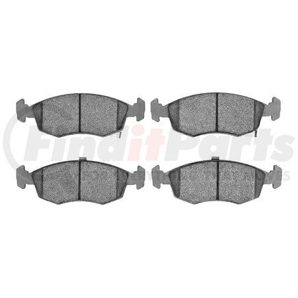 Dynamic Friction Company 1551-1568-00 5000 Advanced Brake Pads - Ceramic