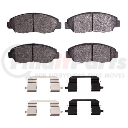 Dynamic Friction Company 1551-1578-02 5000 Advanced Pads - Ceramic and Hardware Kit