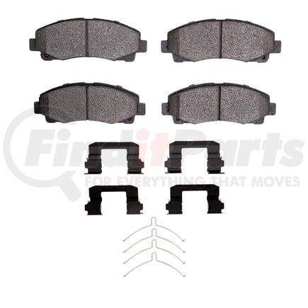 Dynamic Friction Company 1551-1584-01 5000 Advanced Pads - Ceramic and Hardware Kit