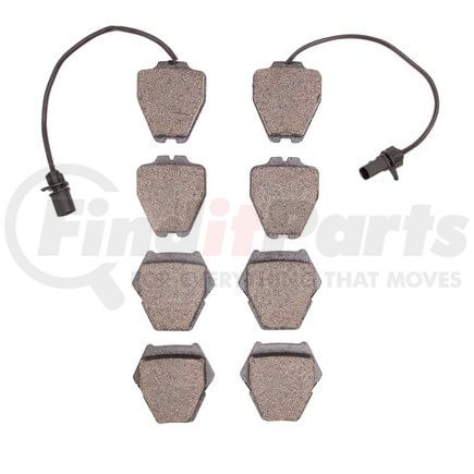 Dynamic Friction Company 1600-0839-00 5000 Euro Ceramic Brake Pads