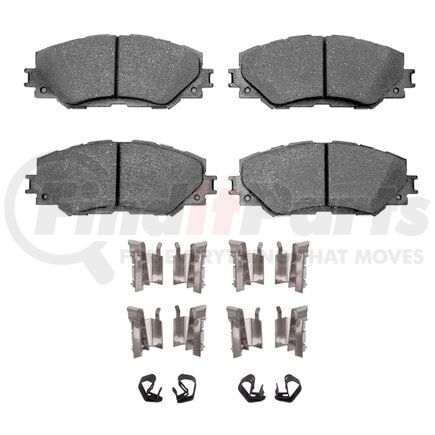 Dynamic Friction Company 1115-1210-01 Active Perform Pads and Hardware Kit