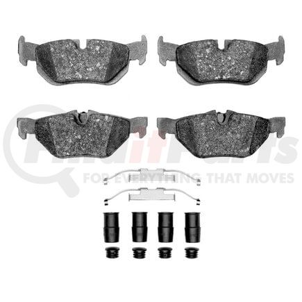 Dynamic Friction Company 1115-1267-01 Active Perform Pads and Hardware Kit