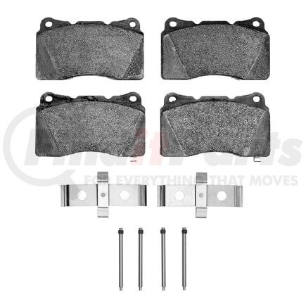 Dynamic Friction Company 1600-1001-07 5000 Euro Ceramic Pad and Hardware Kit