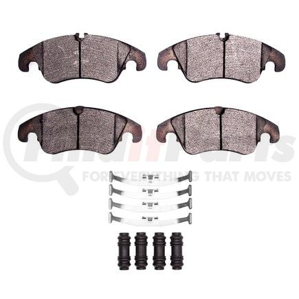 Dynamic Friction Company 1600-1322-01 5000 Euro Ceramic Pad and Hardware Kit