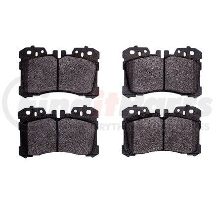 Dynamic Friction Company 1311-1282-00 3000 Semi-Metallic Brake Pads