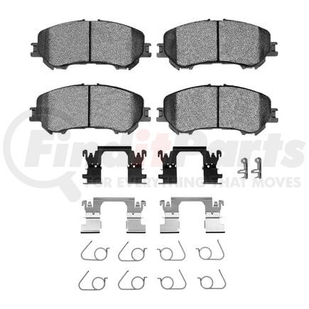 Dynamic Friction Company 1600-1737-01 5000 Euro Ceramic Pad and Hardware Kit