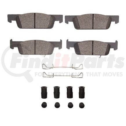 Dynamic Friction Company 1600-1955-01 5000 Euro Ceramic Pad and Hardware Kit