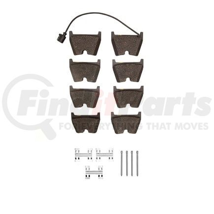 Dynamic Friction Company 1600-2099-11 DFC EURO 5000 Ceramic Pad and Hardware Kit