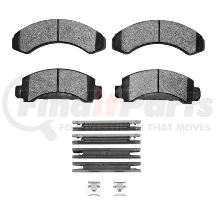Dynamic Friction Company 1214-0387-01 Heavy Duty Pads and Hardware Kit