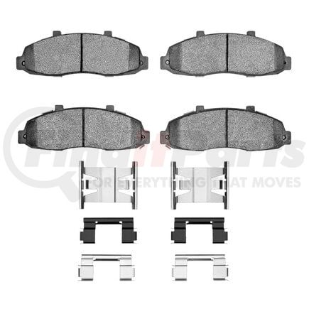 Dynamic Friction Company 1552-0679-01 5000 Advanced Pads - Ceramic and Hardware Kit