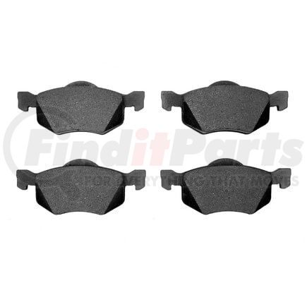 Dynamic Friction Company 1552-0843-00 5000 Advanced Brake Pads - Semi Metallic