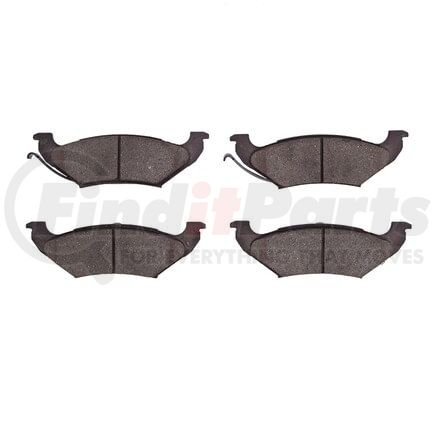 Dynamic Friction Company 1311-0662-00 3000 Semi-Metallic Brake Pads
