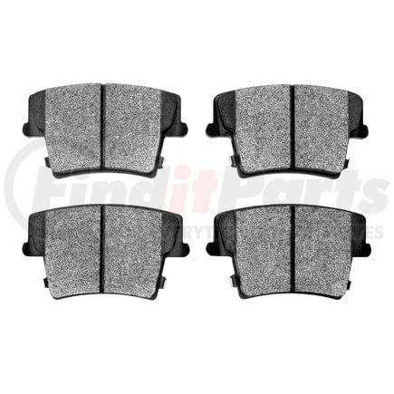 Dynamic Friction Company 1552-1057-00 5000 Advanced Brake Pads - Semi Metallic