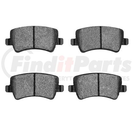 Dynamic Friction Company 1552-1307-00 5000 Advanced Brake Pads - Low Metallic