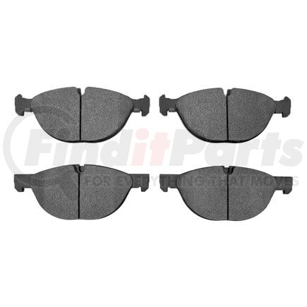 Dynamic Friction Company 1552-1381-00 5000 Advanced Brake Pads - Low Metallic
