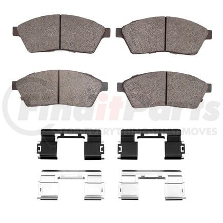 Dynamic Friction Company 1552-1422-01 5000 Advanced Pads - Ceramic and Hardware Kit