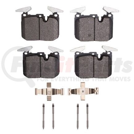 Dynamic Friction Company 1552-1609-01 5000 Advanced Pads - Low-Metallic and Hardware Kit