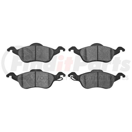 Dynamic Friction Company 1311-0816-00 3000 Semi-Metallic Brake Pads
