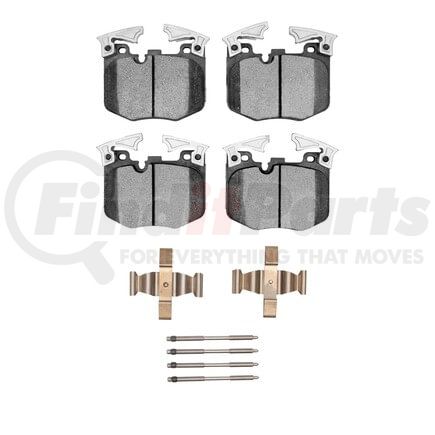 Dynamic Friction Company 1552-1867-01 5000 Advanced Pads - Low-Metallic and Hardware Kit