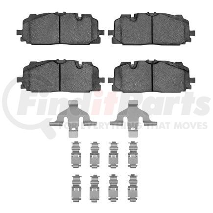 Dynamic Friction Company 1552-1894-01 5000 Advanced Pads - Low-Metallic and Hardware Kit