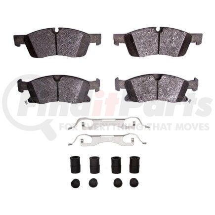 Dynamic Friction Company 1552-1904-01 5000 Advanced Brake Pads - Ceramic and Hardware Kit