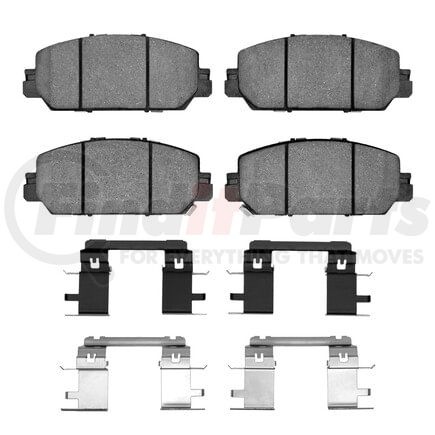 Dynamic Friction Company 1552-2036-01 5000 Advanced Brake Pads - Ceramic and Hardware Kit