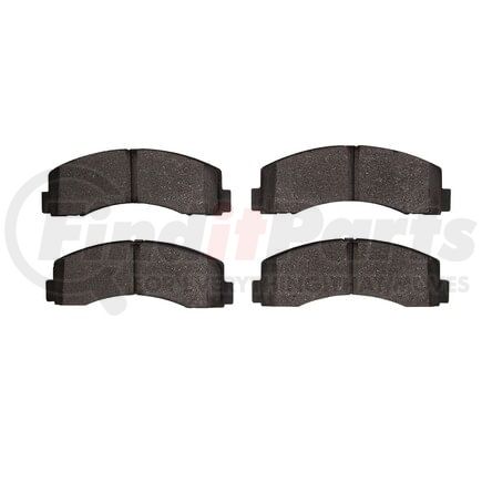 Dynamic Friction Company 1552-2087-00 5000 Advanced Brake Pads - Semi Metallic