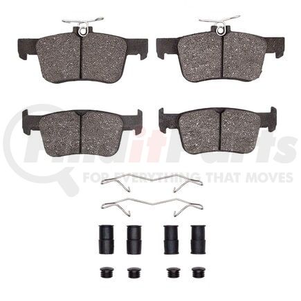 Dynamic Friction Company 1552-2102-01 5000 Advanced Pads - Ceramic and Hardware Kit