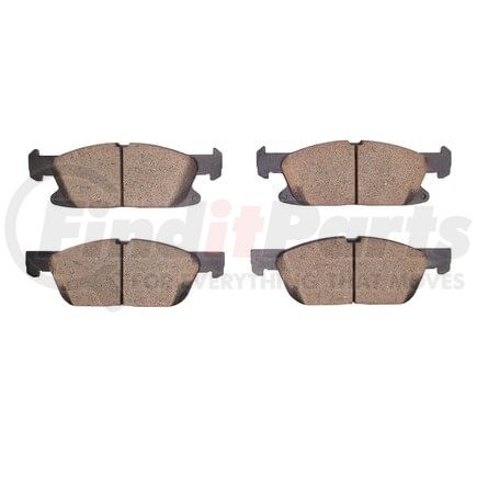 Dynamic Friction Company 1552-2180-00 5000 Advanced Brake Pads - Ceramic