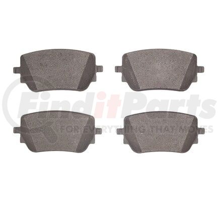 Dynamic Friction Company 1552-2271-00 DFC 5000 Advanced Brake Pads - Low Metallic