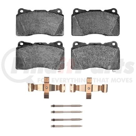 Dynamic Friction Company 1553-1001-03 5000 Advanced Pads - Ceramic and Hardware Kit