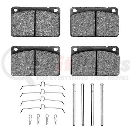 Dynamic Friction Company 1600-0043-01 5000 Euro Ceramic Pad and Hardware Kit