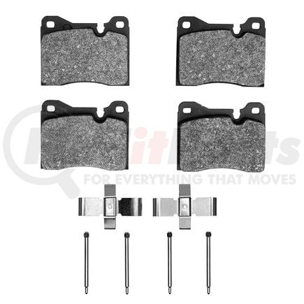 Dynamic Friction Company 1600-0163-01 5000 Euro Ceramic Pad and Hardware Kit