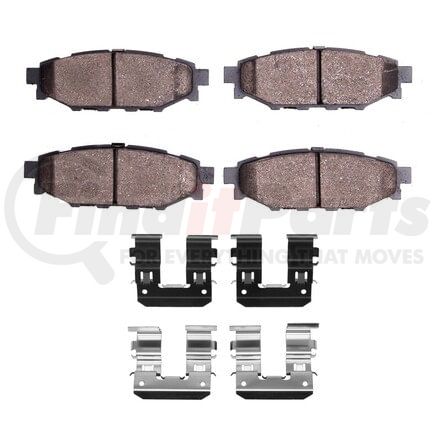 Dynamic Friction Company 1115-1114-01 Active Perform Pads and Hardware Kit