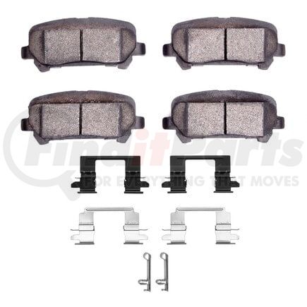 Dynamic Friction Company 1400-1806-01 Ultimate Duty Performance Brake Pads and Hardware Kit