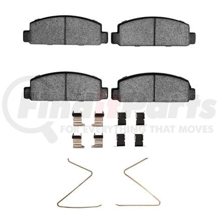 Dynamic Friction Company 1551-0131-01 5000 Advanced Pads - Semi-Metallic and Hardware Kit