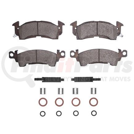 Dynamic Friction Company 1310-0052-01 3000 Ceramic Pads and Hardware Kit