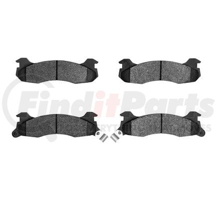 Dynamic Friction Company 1551-0204-00 5000 Advanced Brake Pads - Semi Metallic