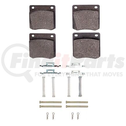 Dynamic Friction Company 1551-0213-01 5000 Advanced Pads - Semi-Metallic and Hardware Kit