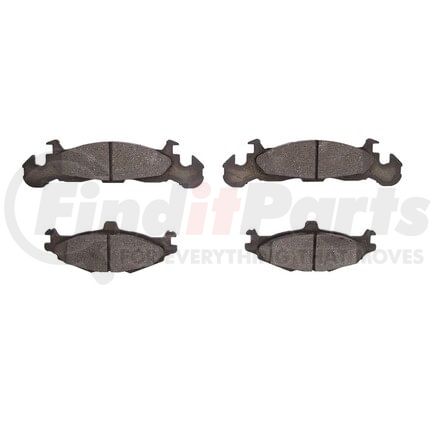 Dynamic Friction Company 1551-0219-00 5000 Advanced Brake Pads - Semi Metallic