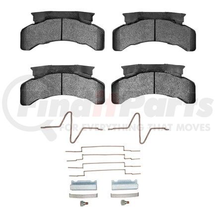 Dynamic Friction Company 1551-0224-01 5000 Advanced Pads - Ceramic and Hardware Kit