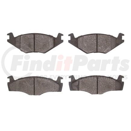 Dynamic Friction Company 1551-0280-00 5000 Advanced Brake Pads - Semi Metallic